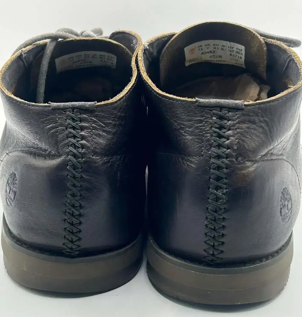 Timberland Yorkdale Brown Leather Lace-Up Chukka Boots (Model A24AZ)